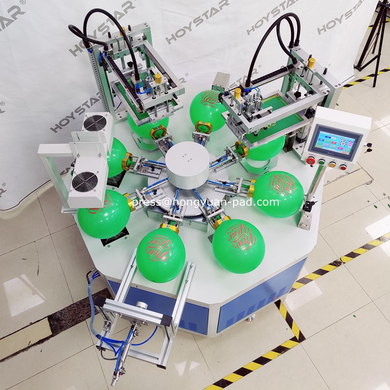 Automatic balloon printing machine