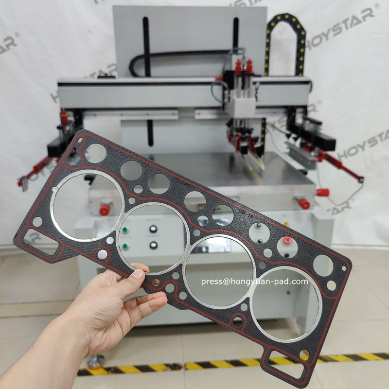 Screen printing head gasket