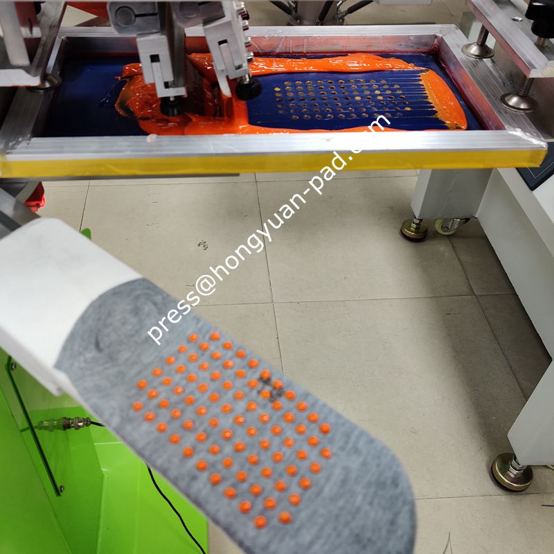 Anti slip socks printing