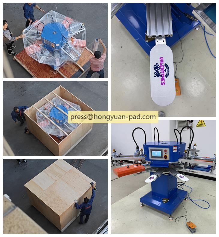 4 colors 10 stations screen printing machine
