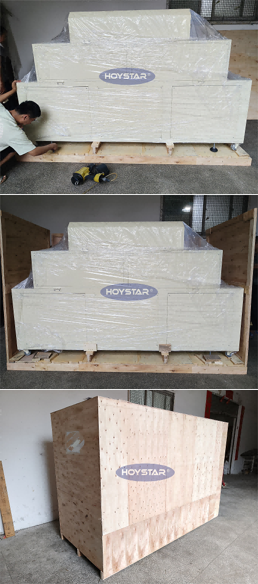 Double layer infrared drying machine