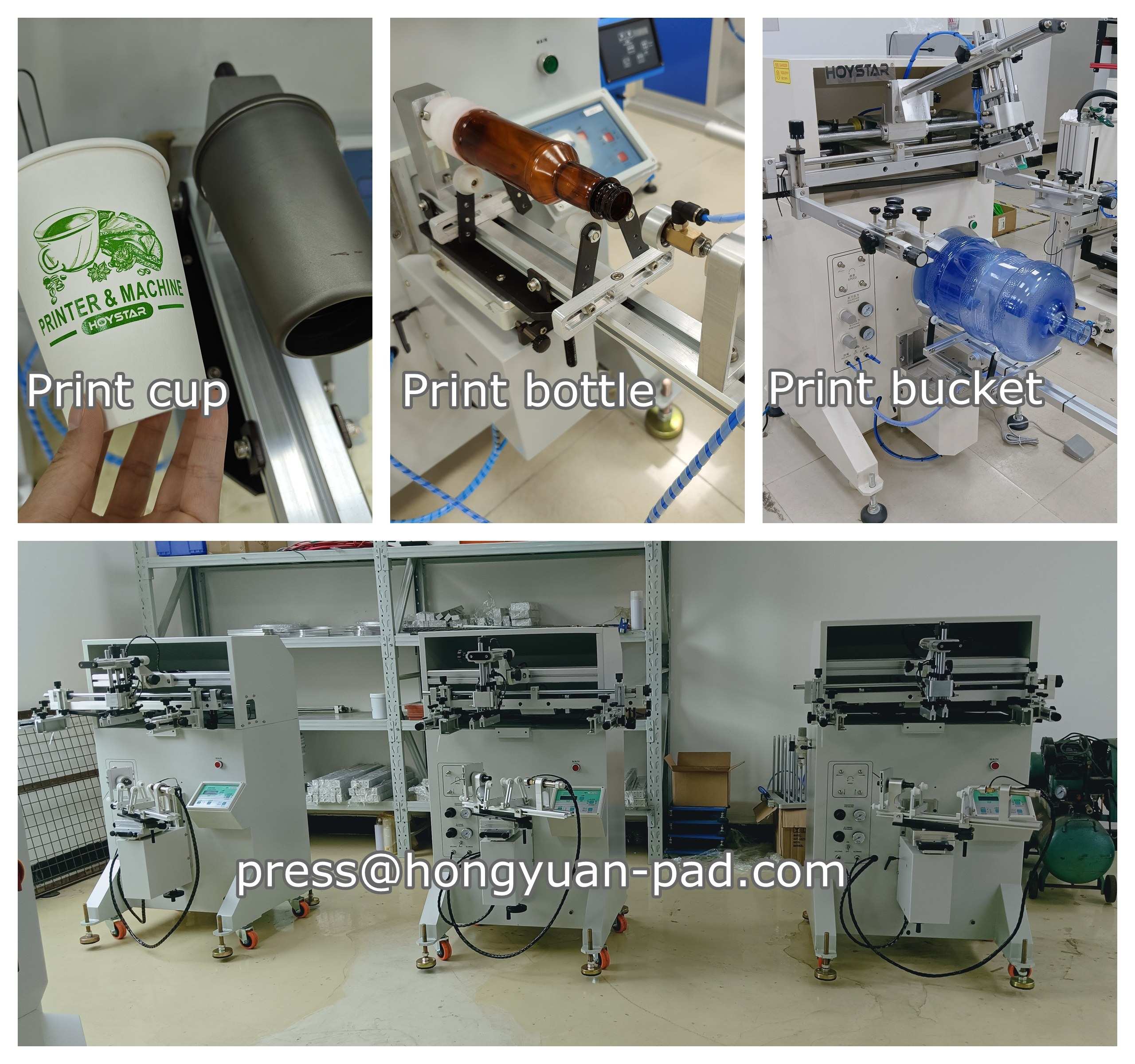 Screen Printing Machine for Cup/Bottle/Bucket Screen Printing Machine for Cup/Bottle/Bucket