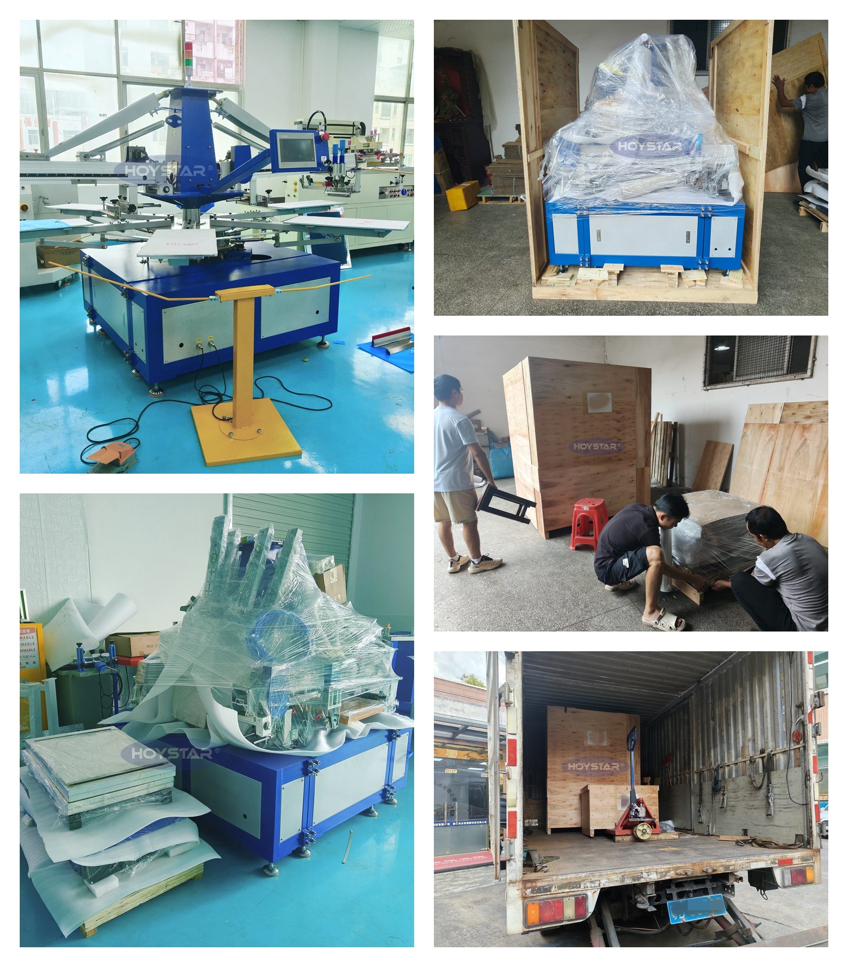 Two colors serigraphic machine