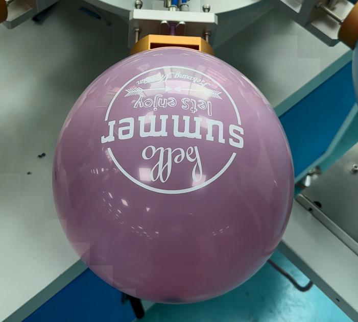 screen printed balloon