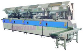 Full Automatic 4 Color Cylindrical Screen Printing  Machine For Bottle