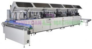 4 Color Flat Bed Automatic Screen Printing Machine(GW-4F-UV) 