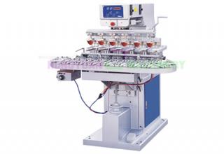 Six Color Pad Printer With Conveyor Worktable(GW-M6C)