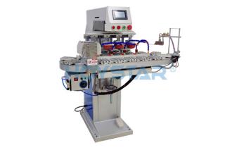 4 Colors Pad Printing Machine with Flame Treatment (GW-P4/C-F)