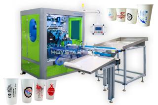 Full Automatic Multi Color Paper/Plastic Cup Screen Printing Machine